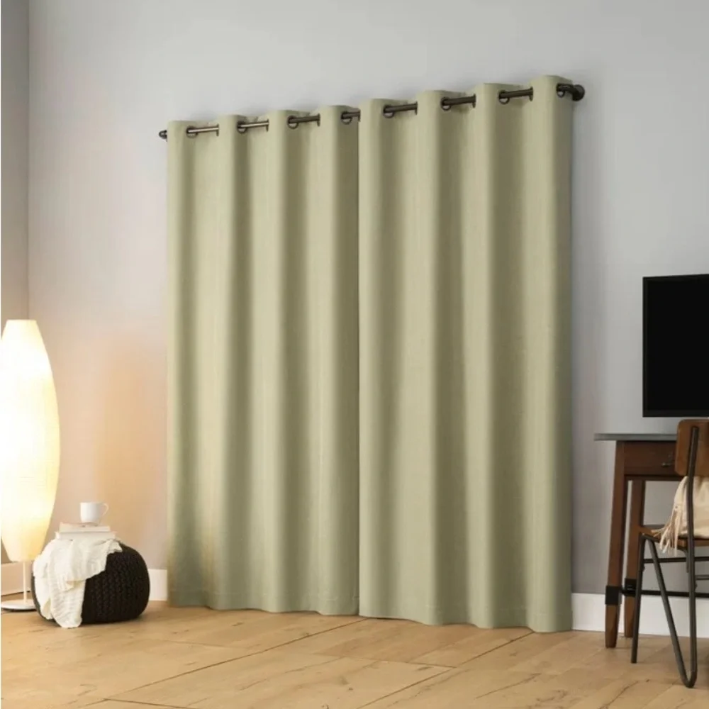 Sun Zero Fashion Blackout Courtains 100x96 pair - Designer Neutral Modern Style